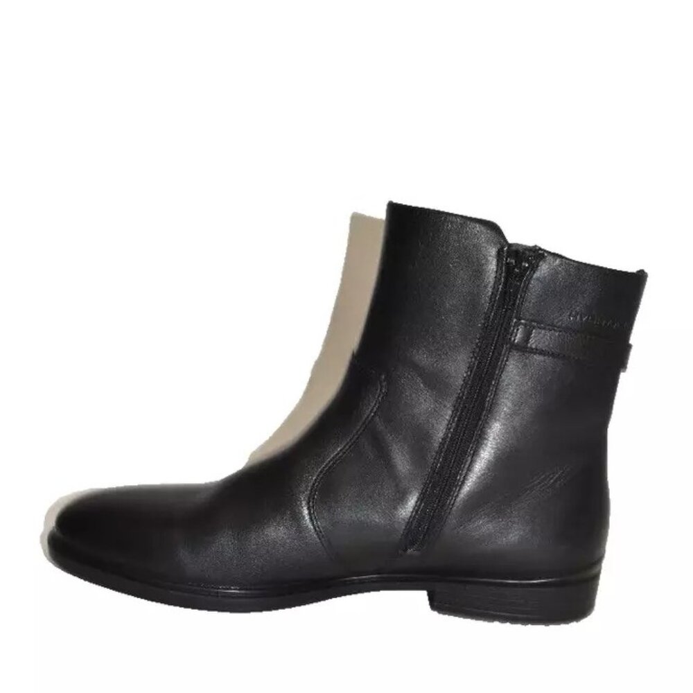 New! ECCO Touch 15 Buckle Hydromax Boot Black Full Grain Leather 10-10.5 DD324A - Picture 2 of 6